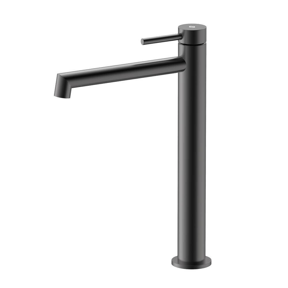 Grifo monomando de lavabo caño alto Persio GME – Titanio – imagen 3