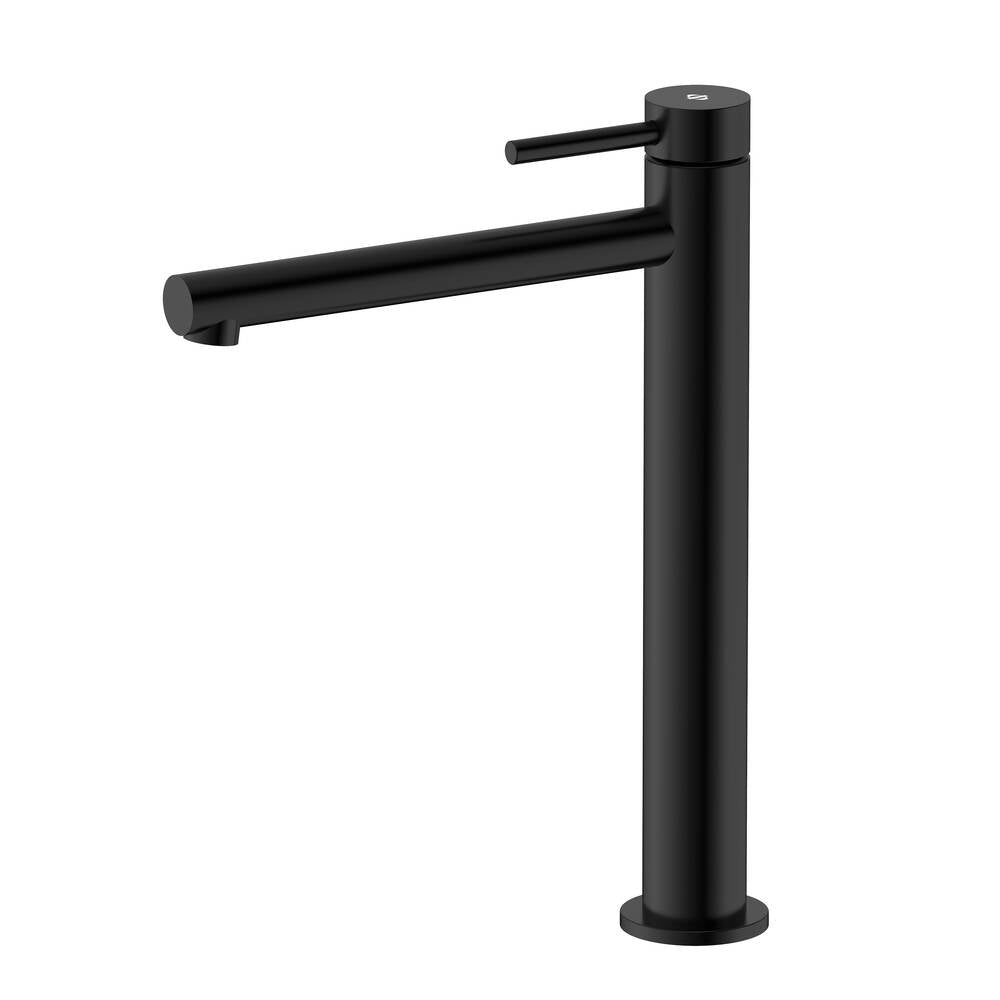 Grifo monomando de lavabo caño alto Miox GME – Negro – imagen 9
