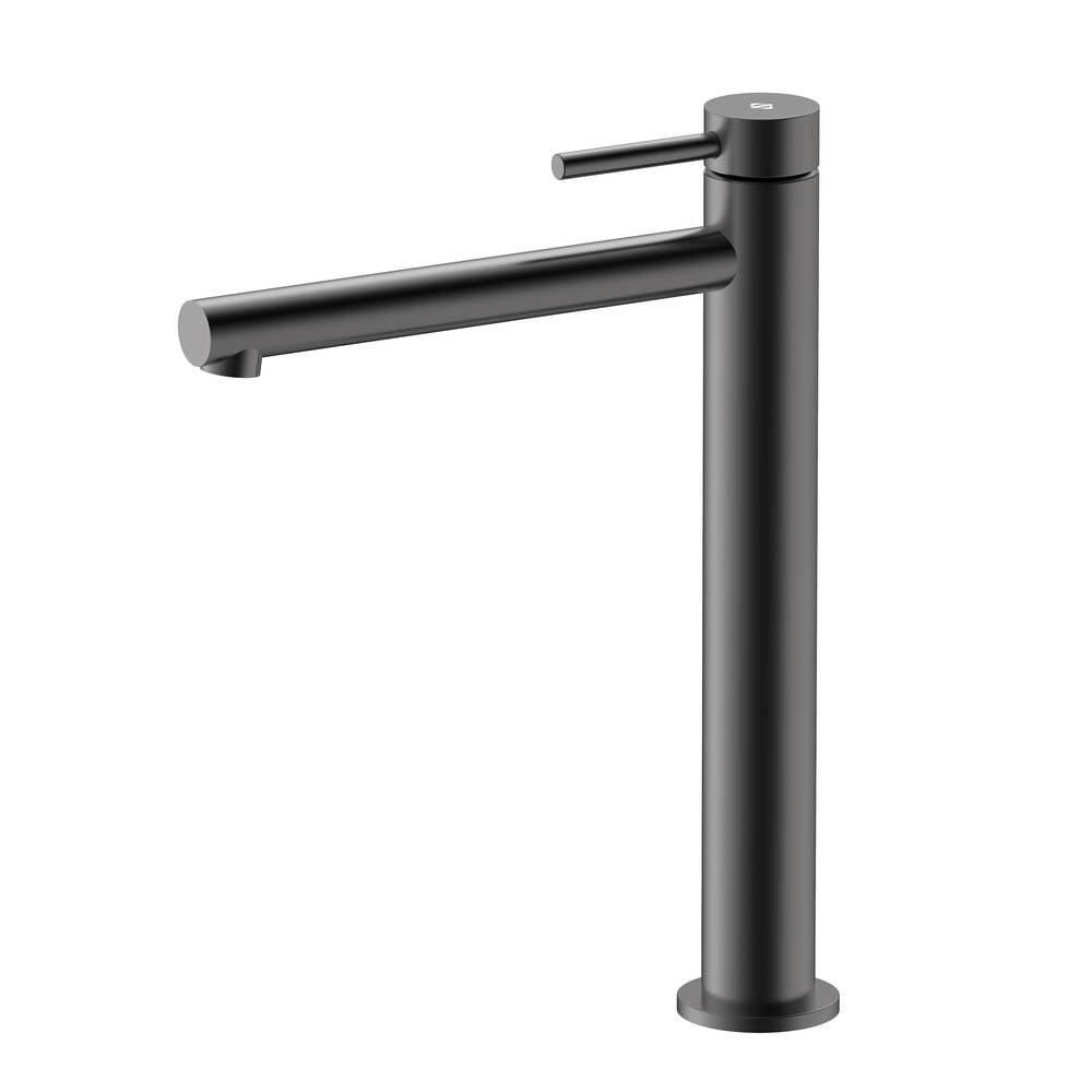 Grifo monomando de lavabo caño alto Miox GME – Titanio – imagen 3