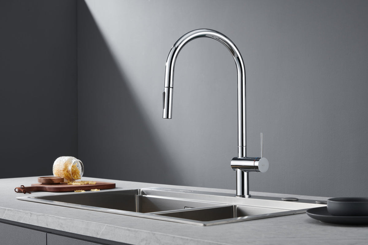 Grifo de cocina Berna IMEX – Cromo – imagen 2