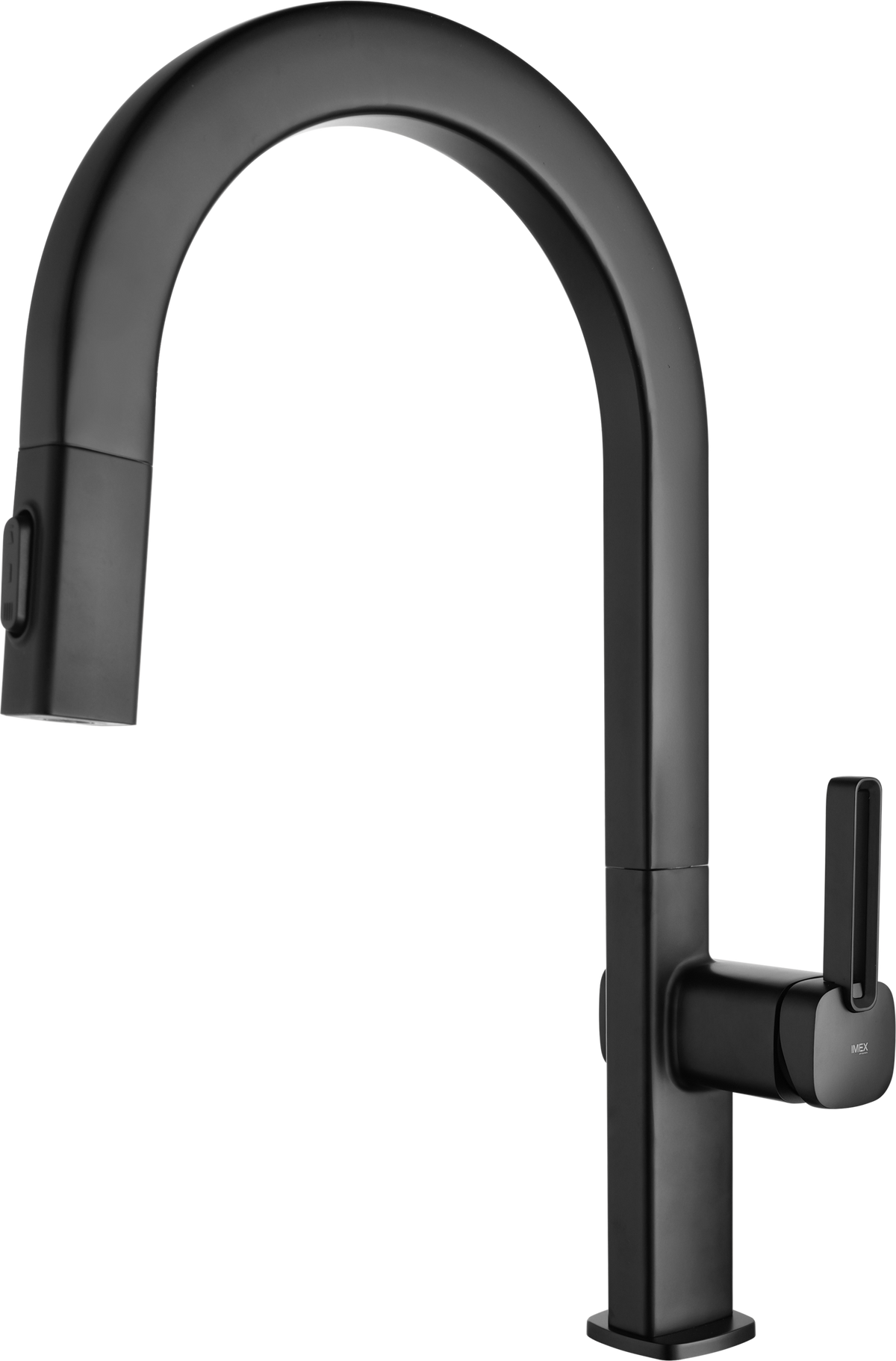 Grifo de cocina extraíble Canadá black gun metal Imex – Negro mate