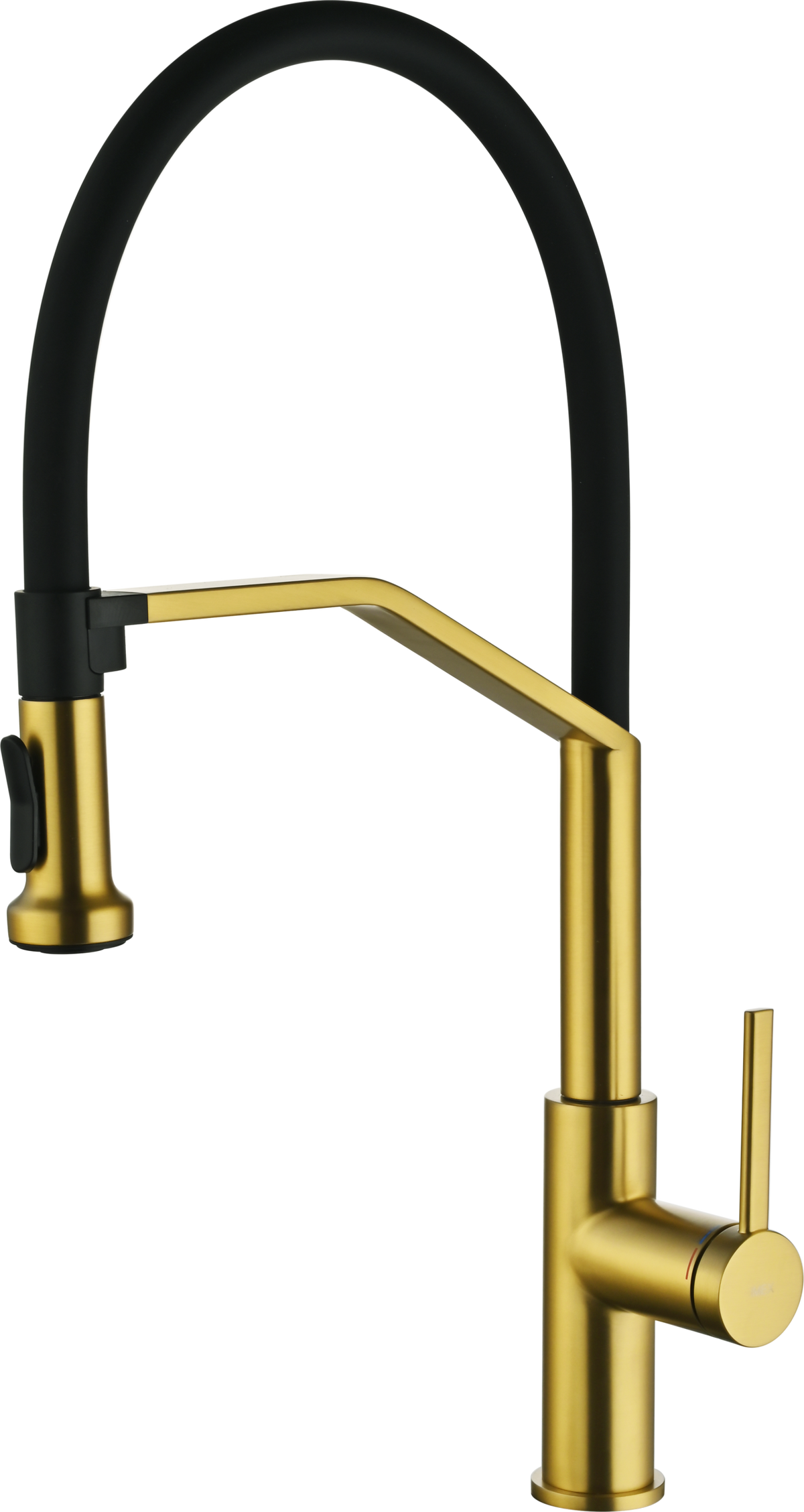 Grifo de cocina flexible Véneto Imex – Oro cepillado