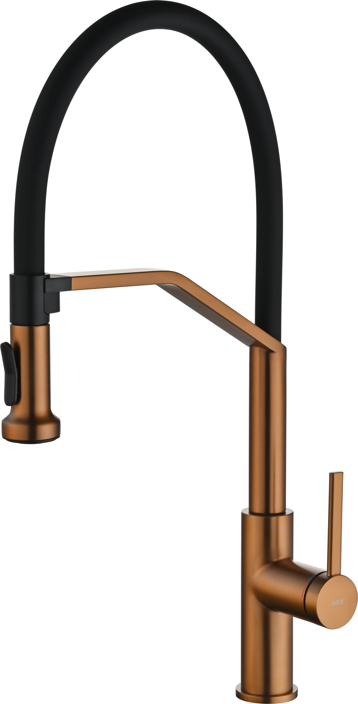 Grifo de cocina flexible Véneto Imex – Oro rosa cepillado
