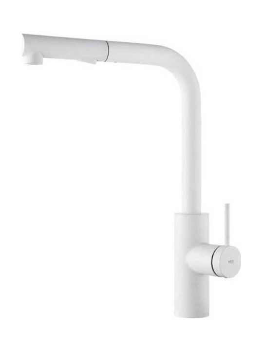 Grifo de cocina extraíble Oporto Imex – Blanco
