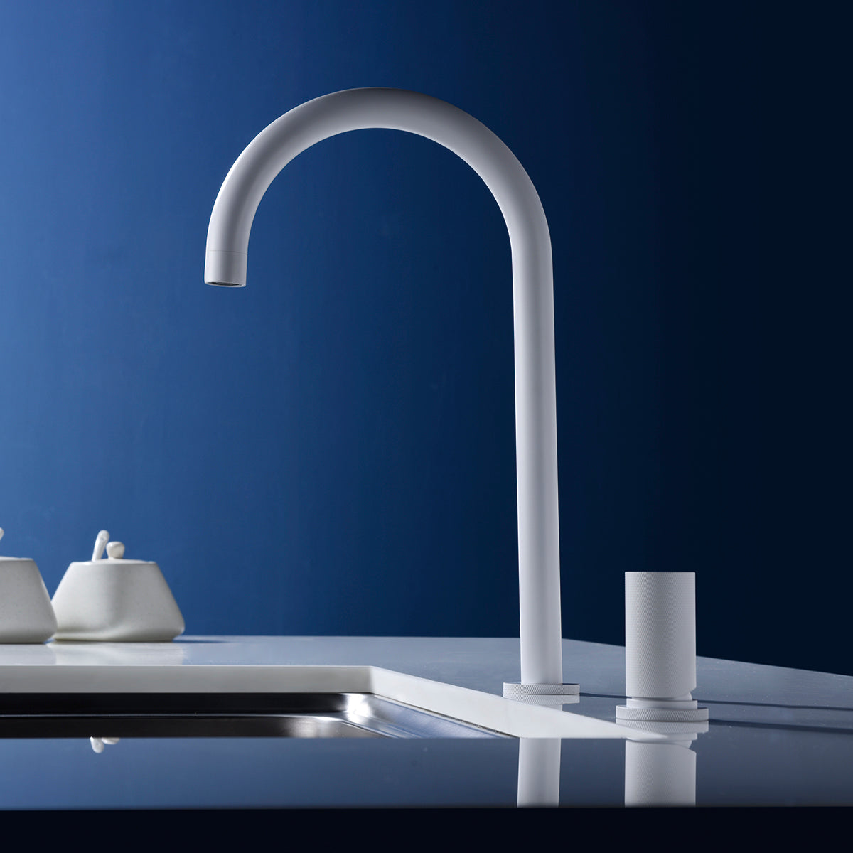 Grifo de cocina Manacor Imex – Blanco