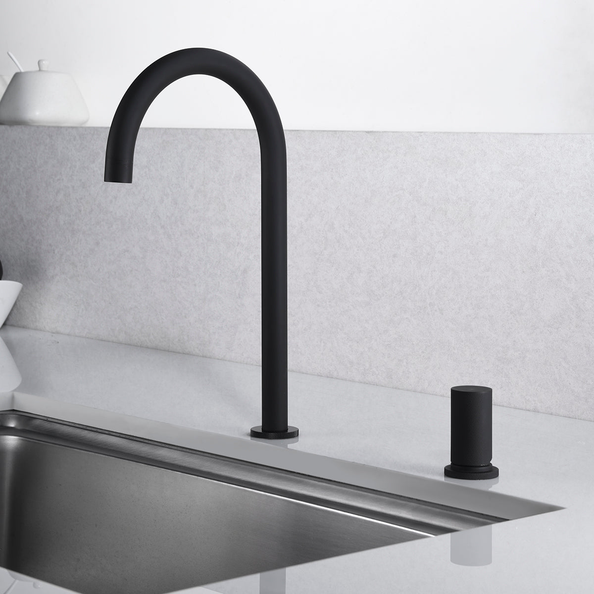 Grifo de cocina Manacor Imex – Negro mate