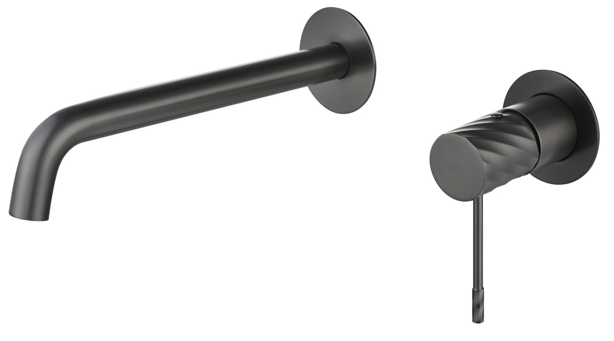 Grifo monomando de lavabo empotrado Bless Imex – Black gun metal