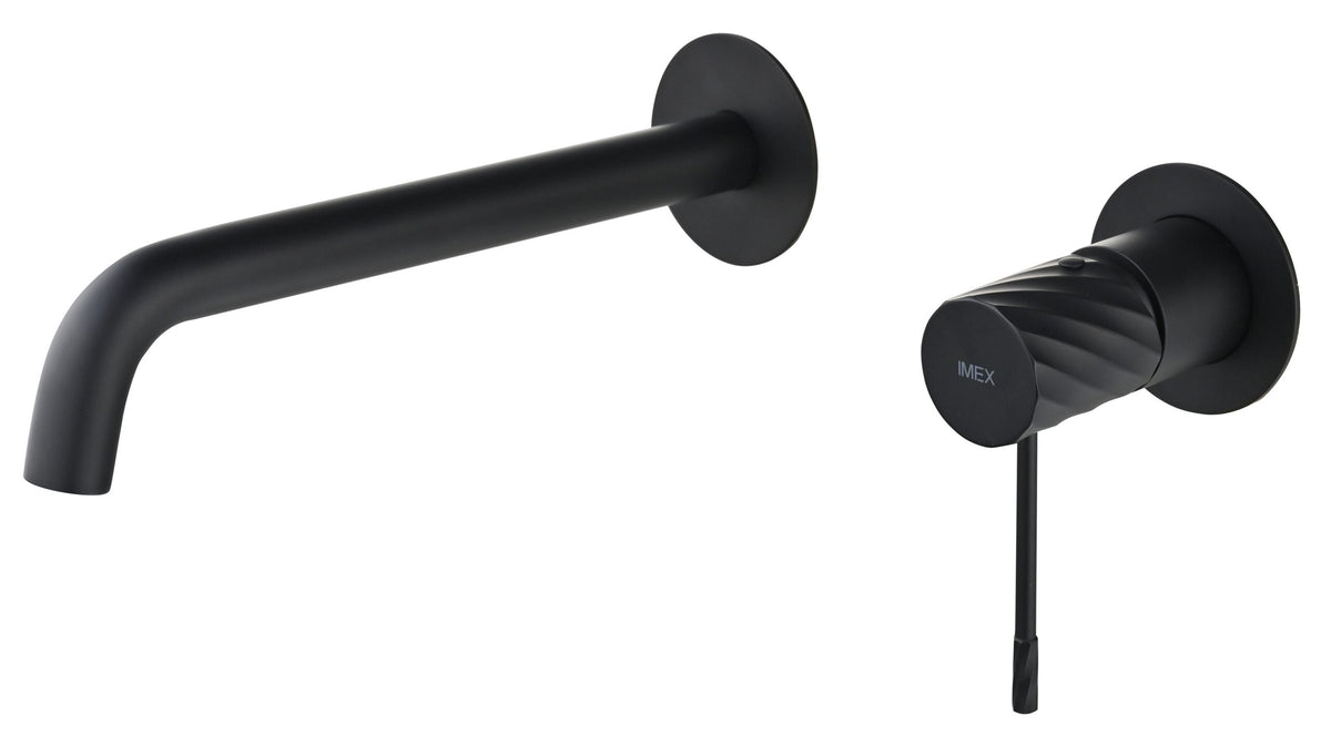 Grifo monomando de lavabo empotrado Bless Imex – Negro mate