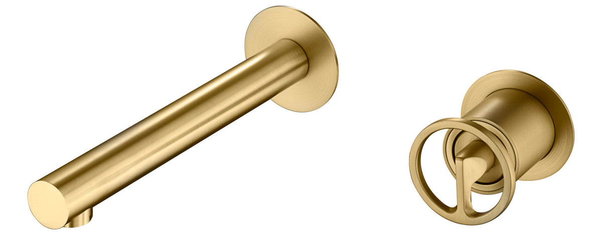 Grifo de lavabo empotrado Olimpo Imex – Oro cepillado