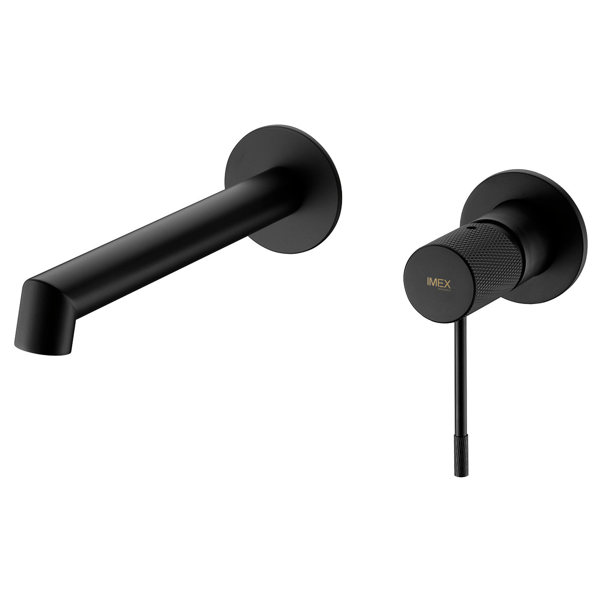 Grifo de lavabo empotrado Line Imex – Negro mate