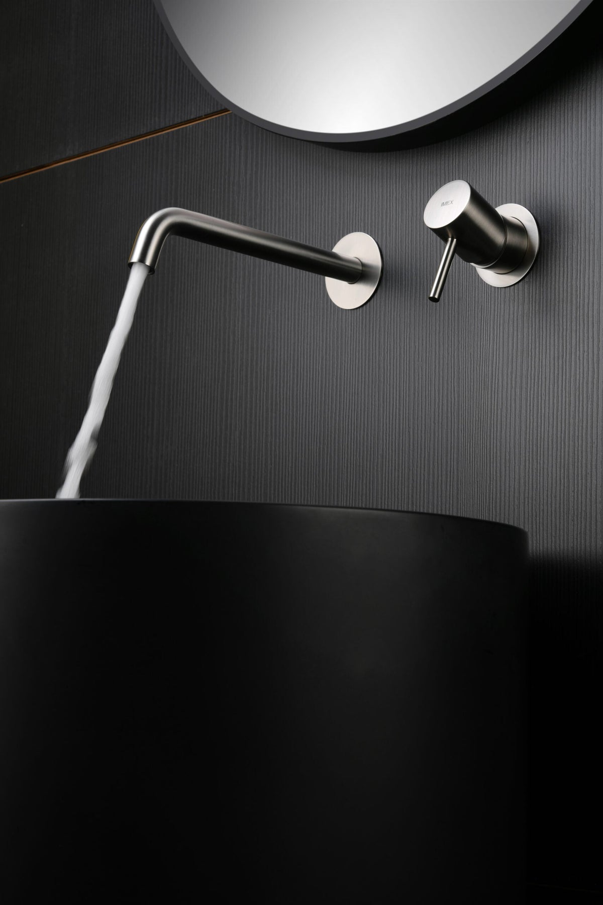 Grifo de lavabo empotrado Monza IMEX – Níquel cepillado – imagen 11