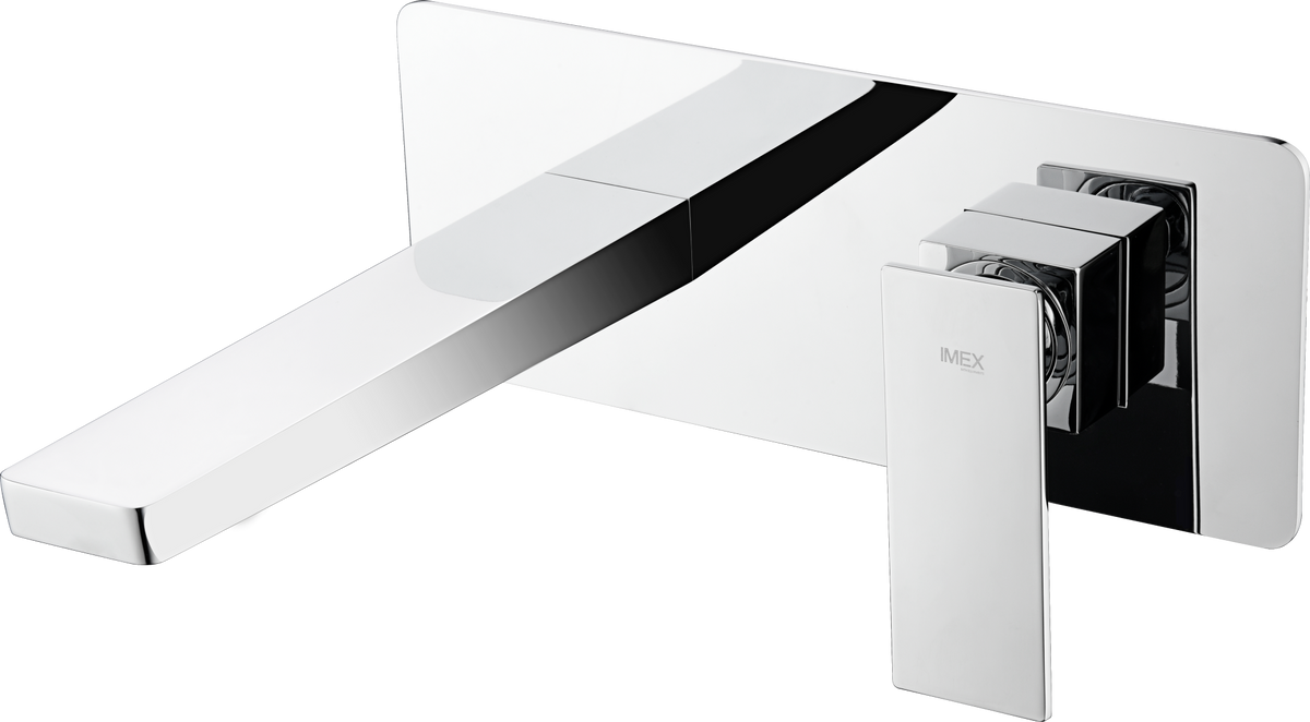Grifo monomando de lavabo empotrado Pisa Imex – Cromo