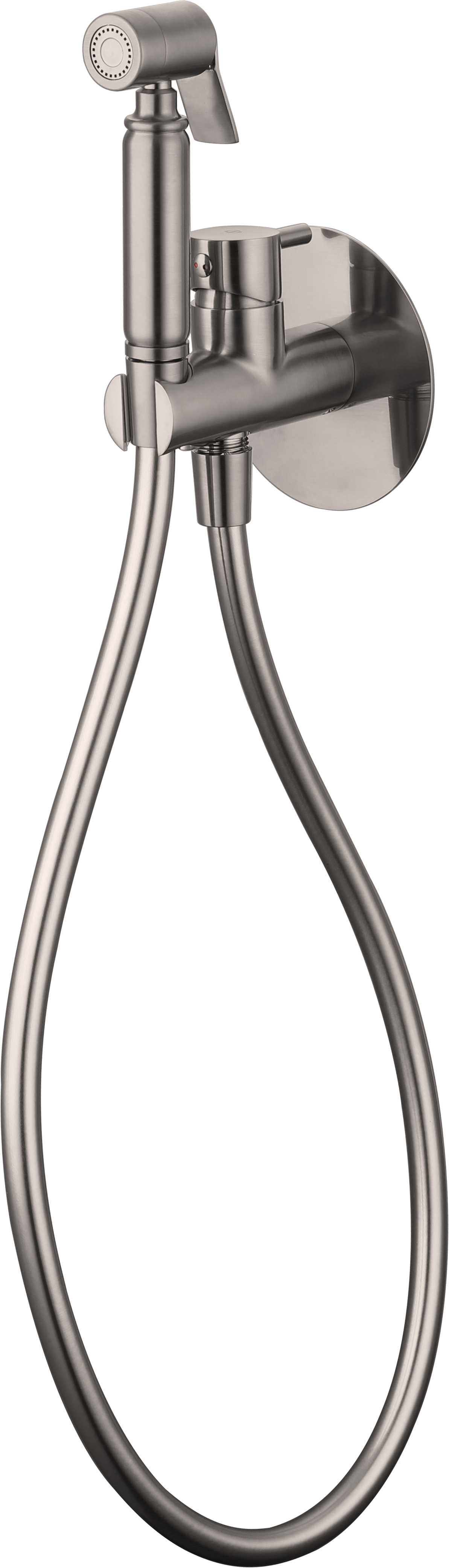 Bidé empotrado Nickel cepillado Round GME – Niquel – imagen 2