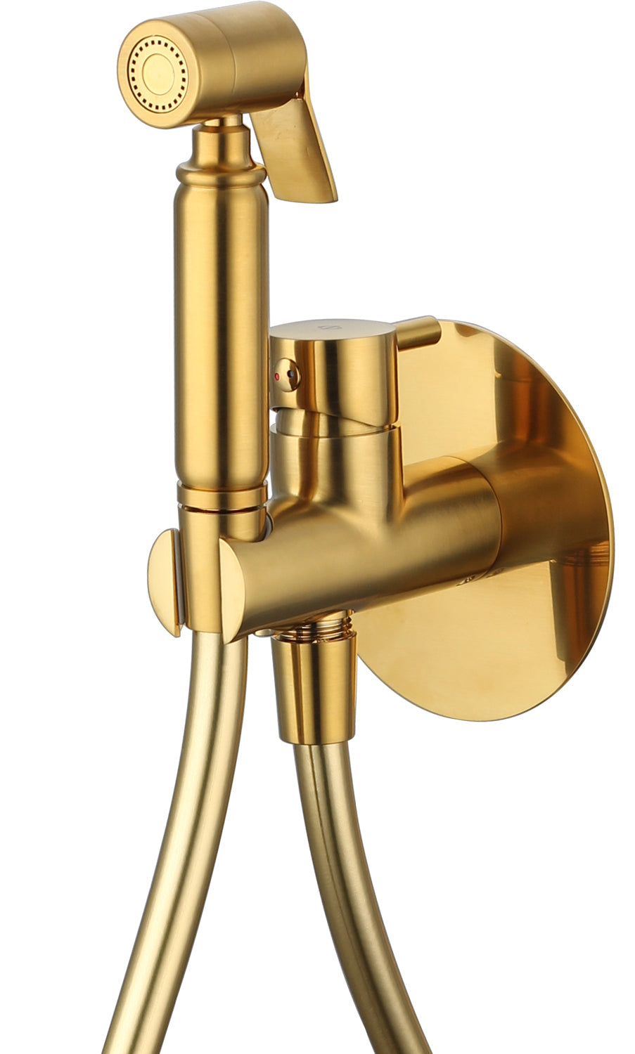 Bidé empotrado Nickel cepillado Round GME – Oro – imagen 12