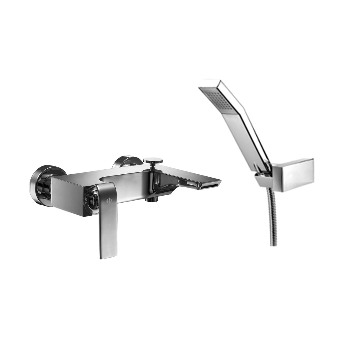 Grifo de bañera Zio con kit de ducha GME – imagen 2 de 2