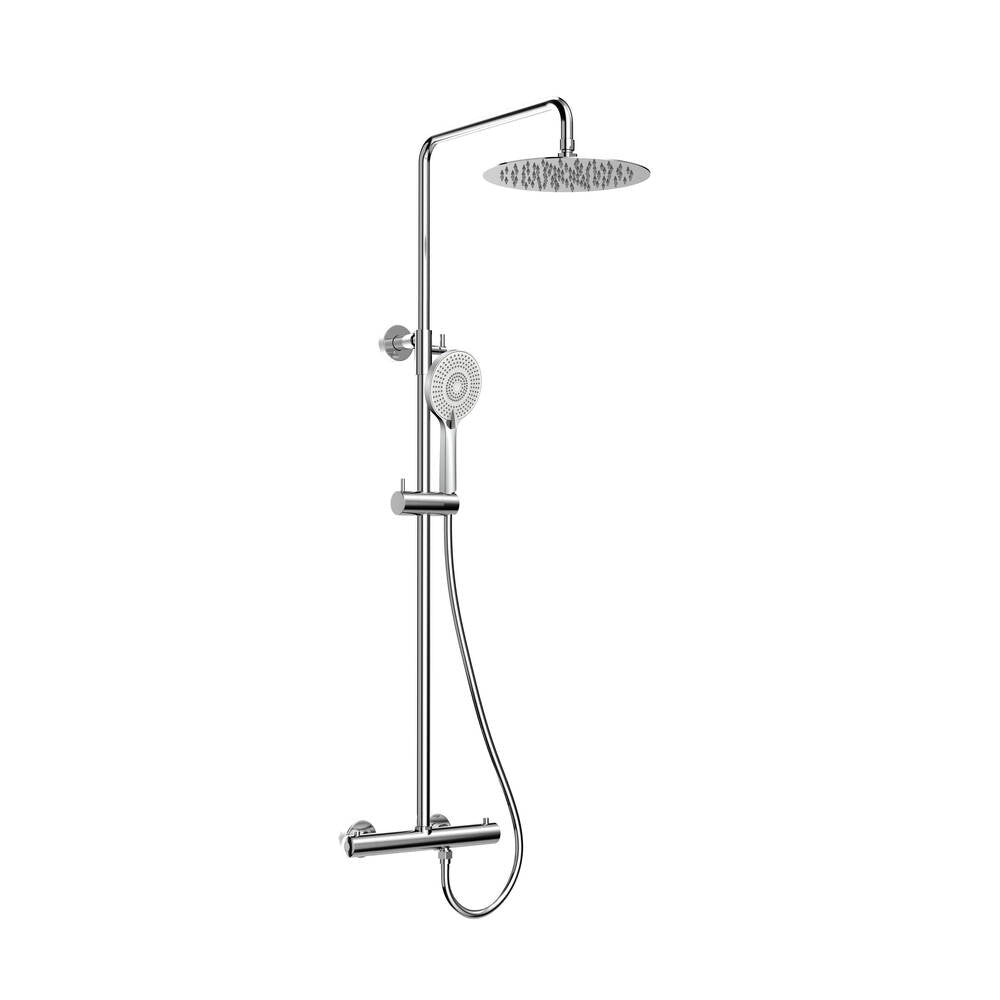 Columna de ducha vista Round Elite termostatica cromo GME