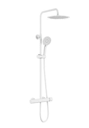 Columna de ducha vista monomando Inverter R dorado GME – Blanco