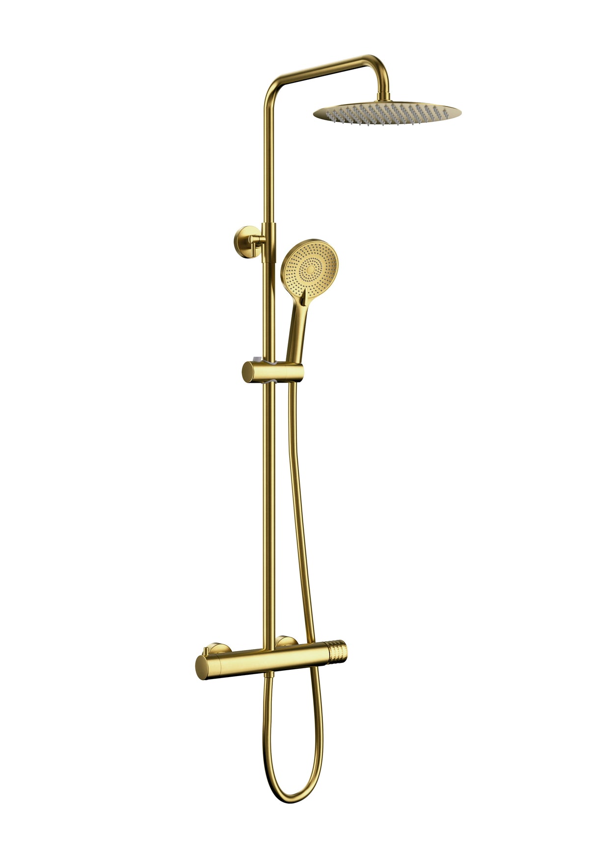 Columna de ducha vista monomando Inverter R dorado GME – Oro – imagen 6