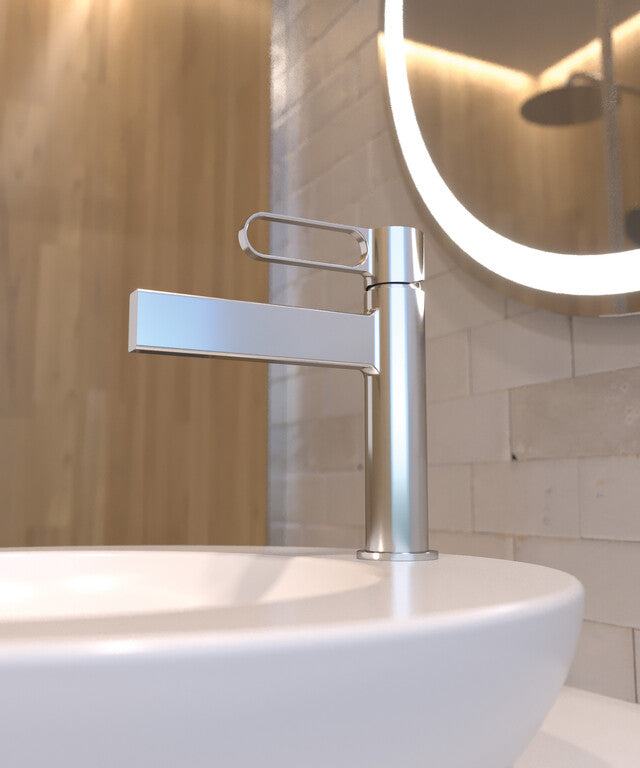 Grifo monomando de lavabo Dior GME – Cromo – imagen 9