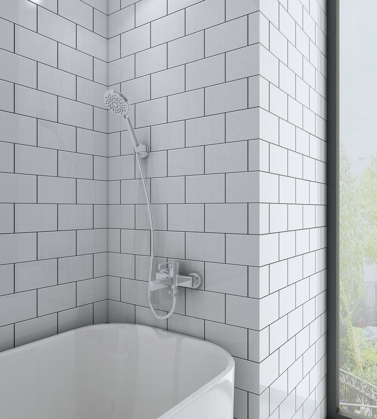 Grupo bañera con kit ducha Dior GME – Cromo – imagen 10