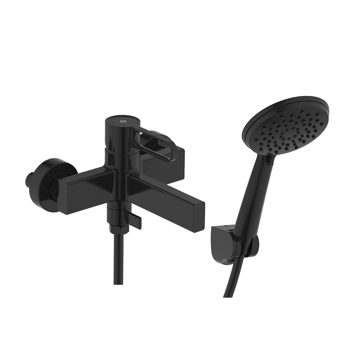 Grupo bañera con kit ducha Dior GME – Negro mate – imagen 4