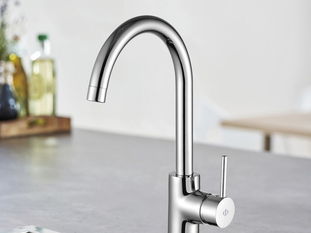 Grifo de cocina monomando Round GME – Cromo – imagen 7