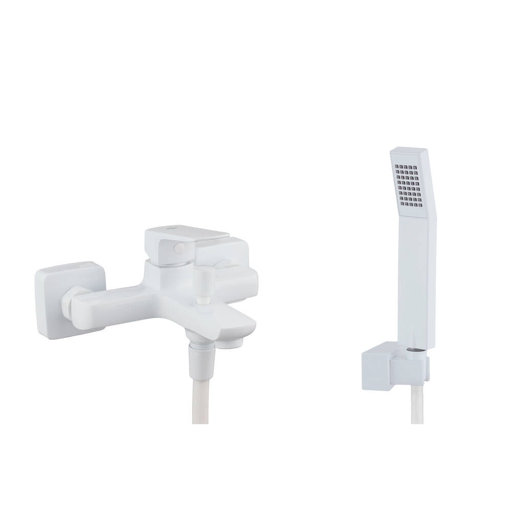 Grupo bañera con kit ducha Marriot GME – Blanco