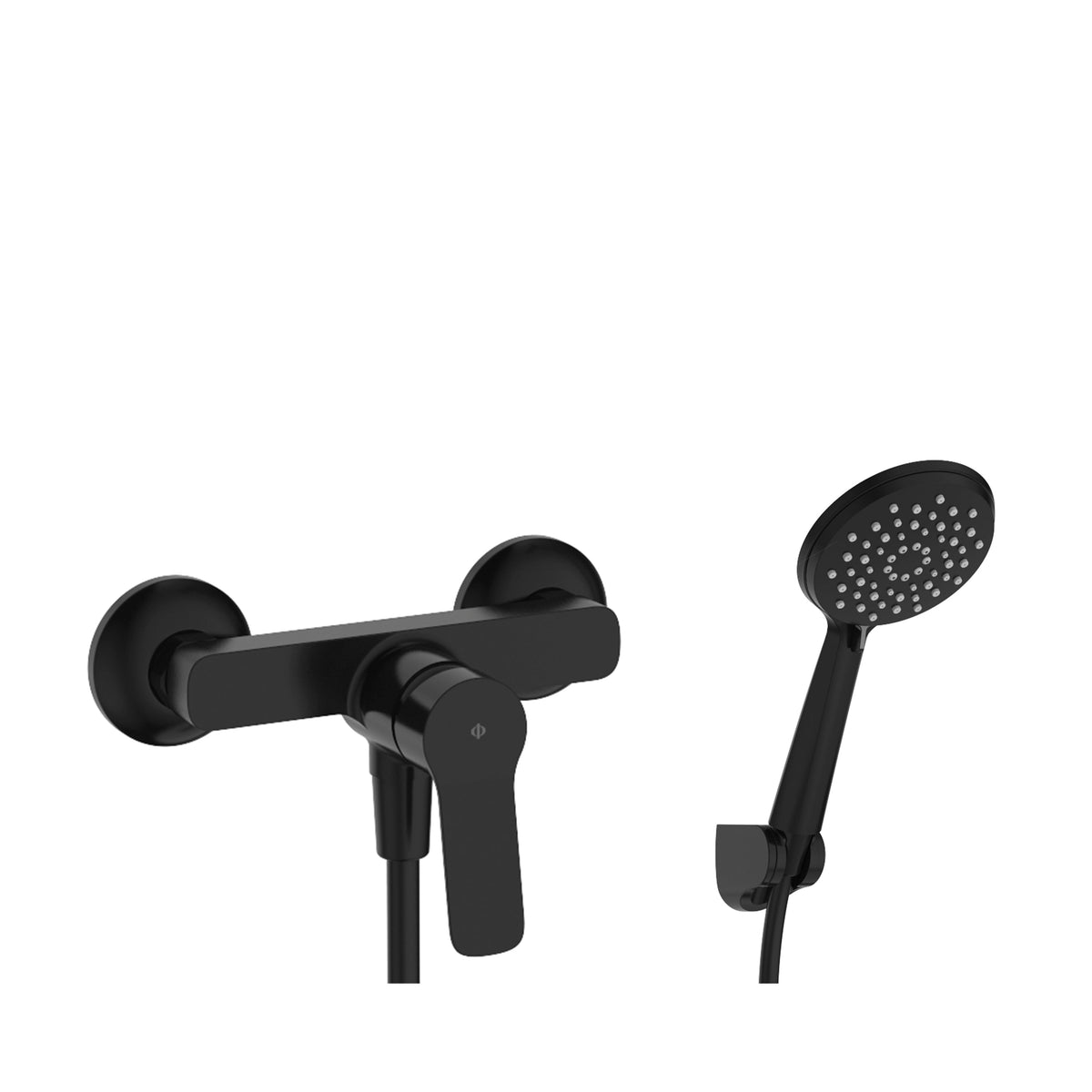 Conjunto de ducha ducha Rhio con kit GME – Negro – imagen 6
