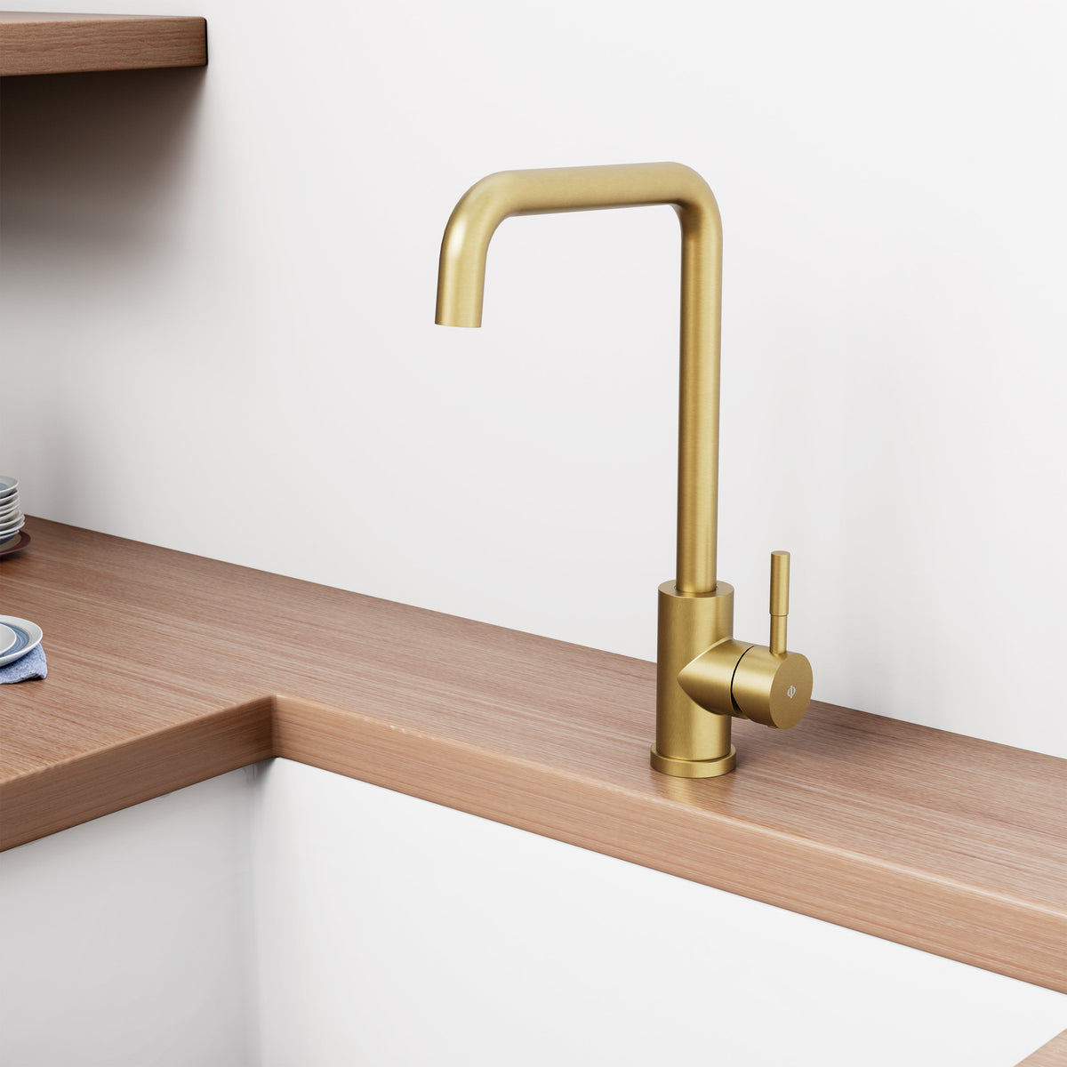 Grifo de cocina monomando Noah pvd GME – Oro – imagen 8