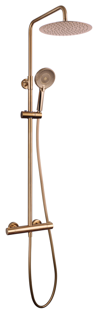 Columna de ducha termostática Elite Round GME – Cobre – imagen 1