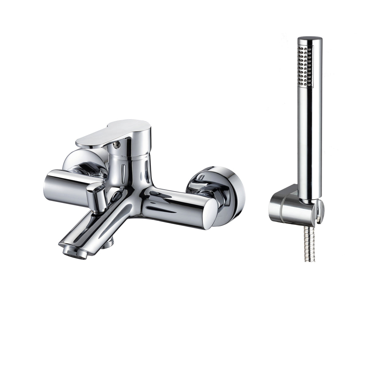 Grifo de bañera Iony cromo con kit de ducha GME – imagen 2 de 2