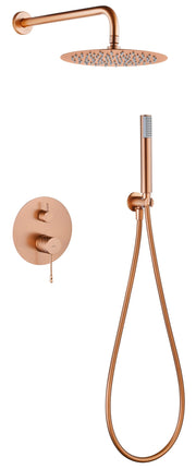 Conjunto de ducha monomando empotrado Bless Imex – Oro rosa cepillado