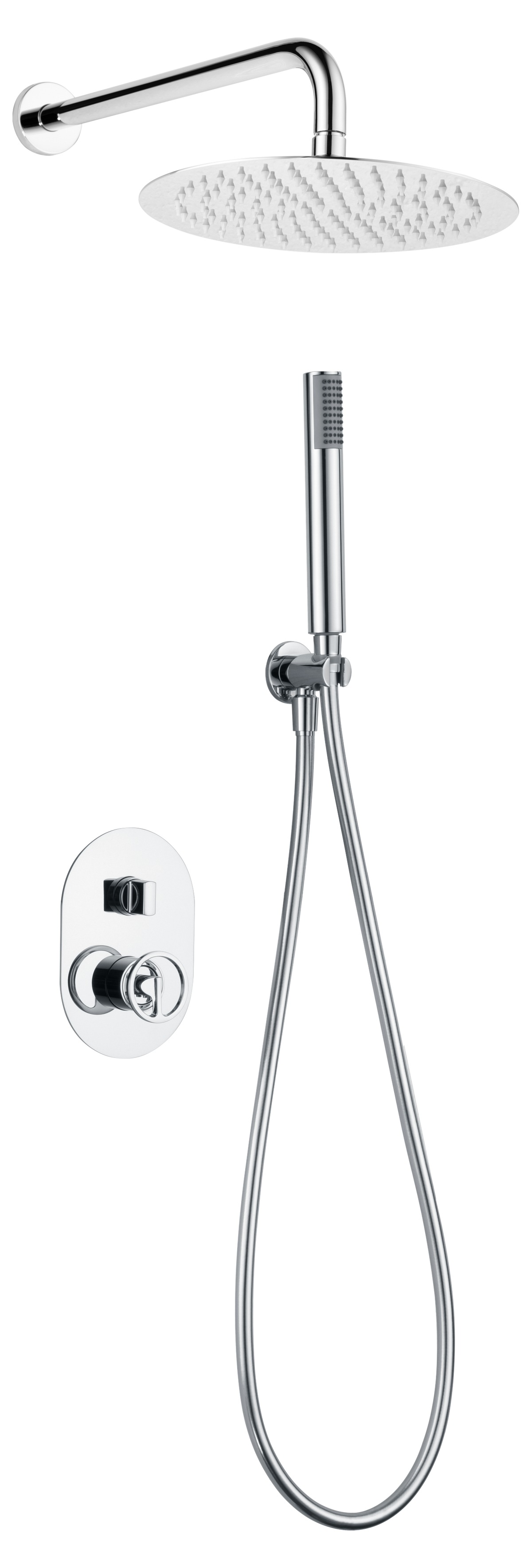 Columna de ducha empotrada Olimpo Imex – Cromo