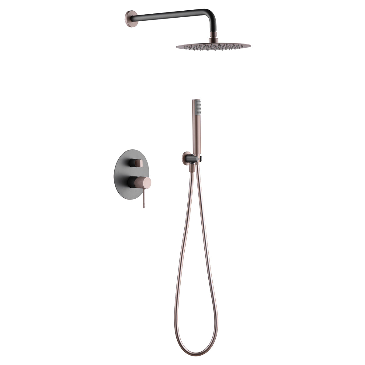 Columna de ducha empotrada Line Imex – Gris champagne