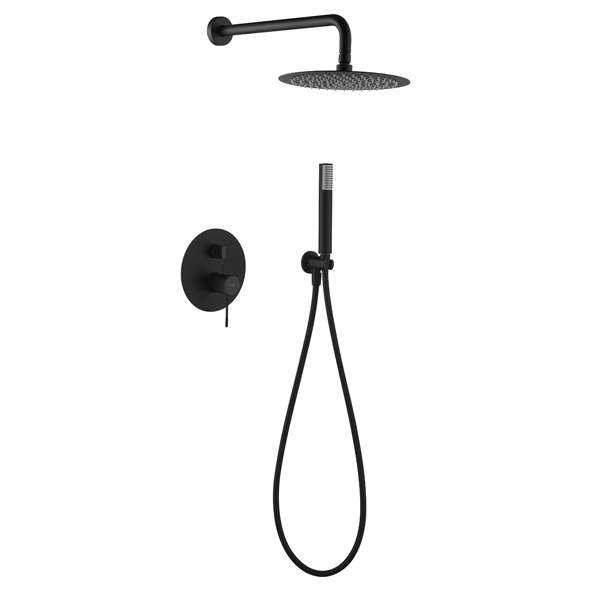 Columna de ducha empotrada Line Imex – Negro mate