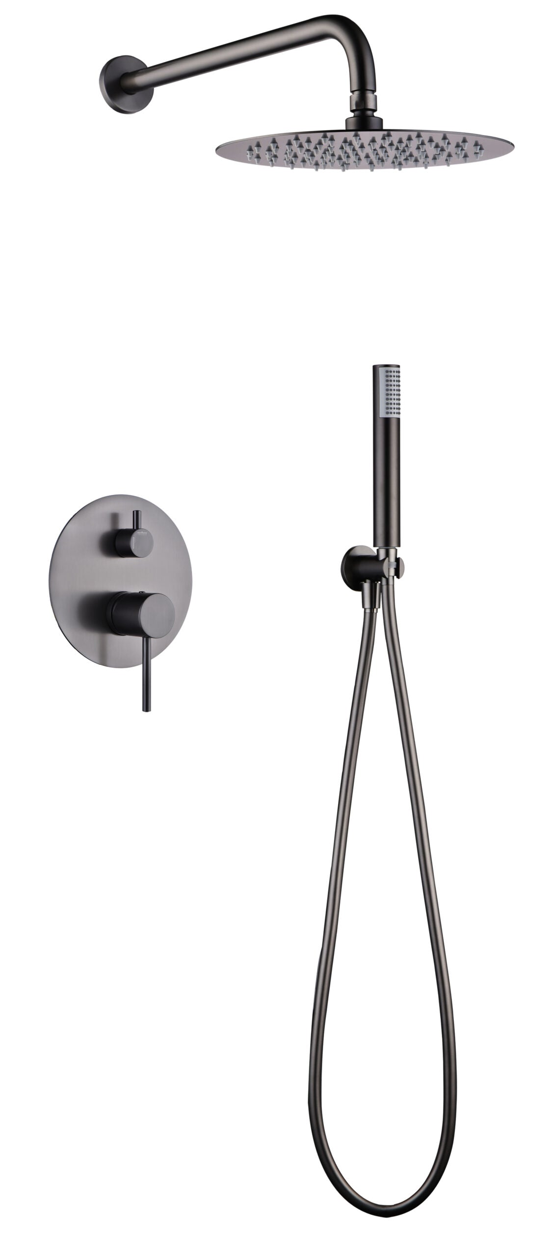 Conjunto de ducha empotrado Monza Imex – Black gun metal