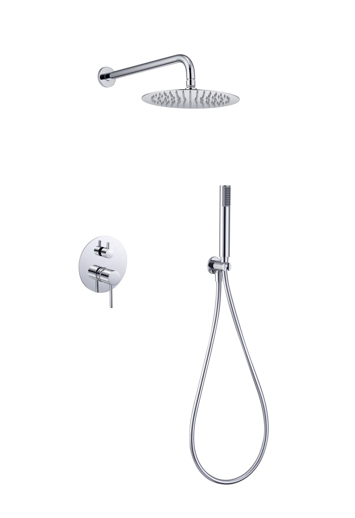 Conjunto de ducha empotrado Monza Imex – Cromo