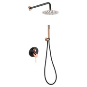 Columna de ducha empotrada Milos Stick Imex – Negro Rosa