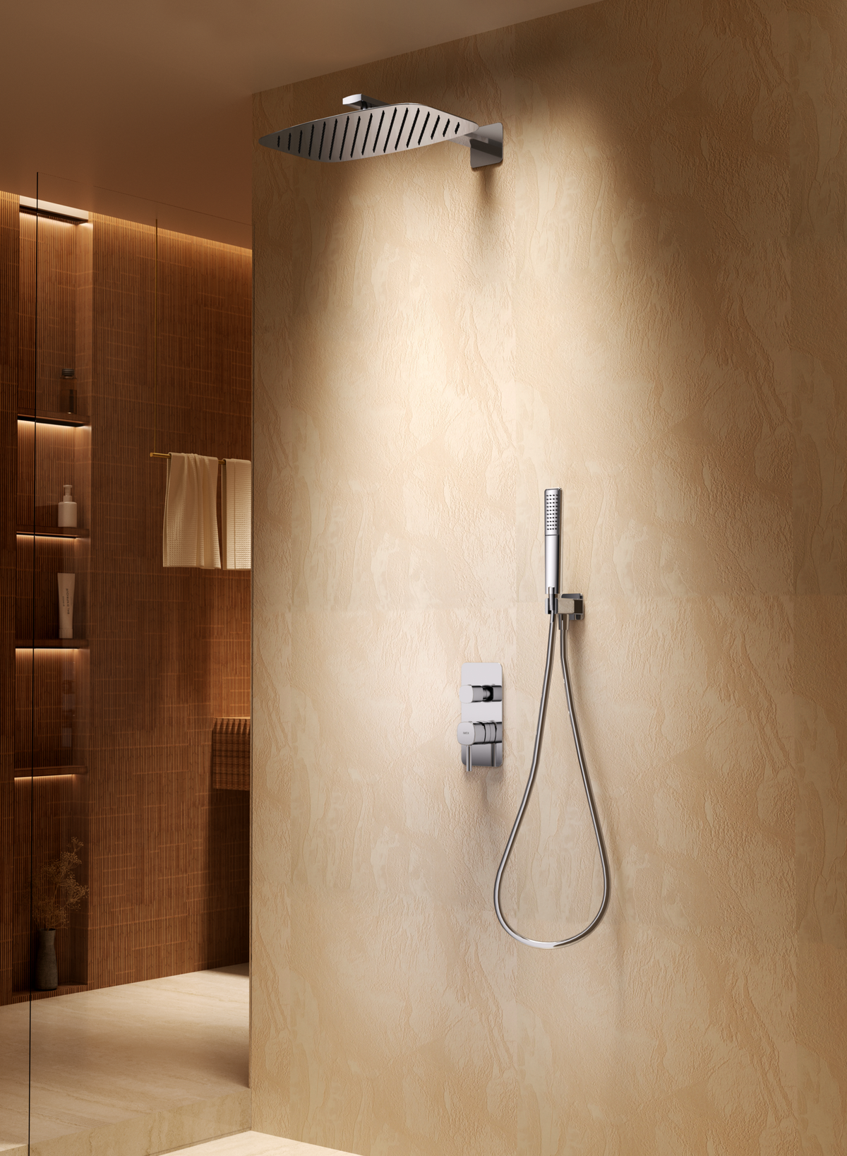 Conjunto de ducha monomando empotrado Toscana Imex – imagen 3 de 20