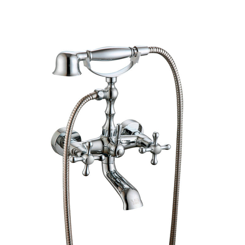 Grifo Monobloc de bañera serie Clasica – Cromo – imagen 3