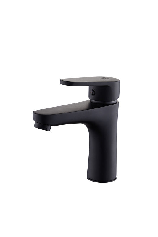 Grifo monomando de lavabo serie Bidasoa – Negro