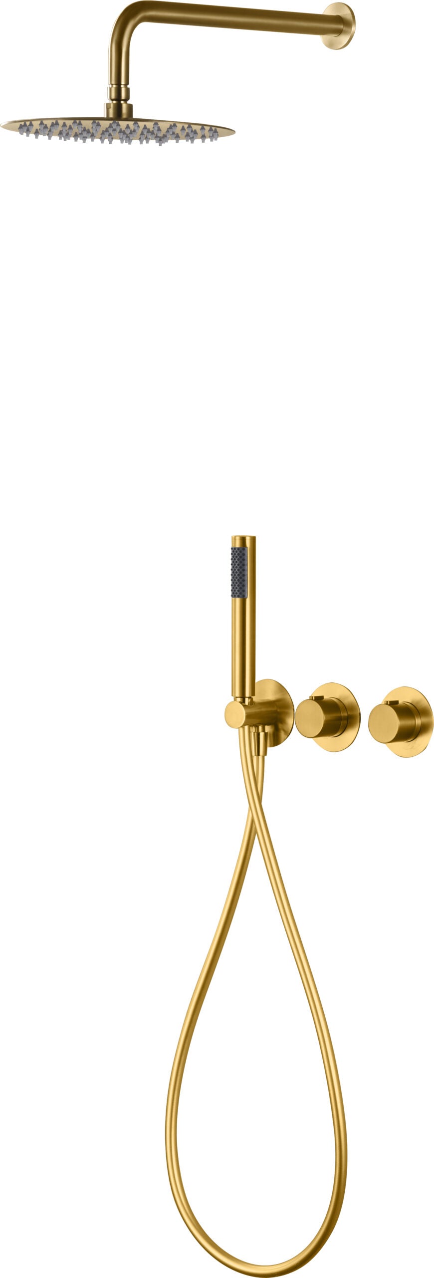 Conjunto de ducha monomando empotrado Assen IMEX – Oro cepillado – imagen 6