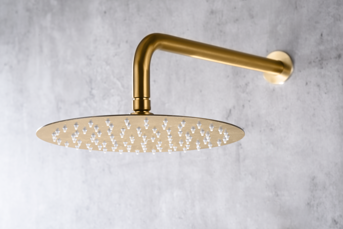 Conjunto de ducha monomando empotrado Assen IMEX – Oro cepillado – imagen 9