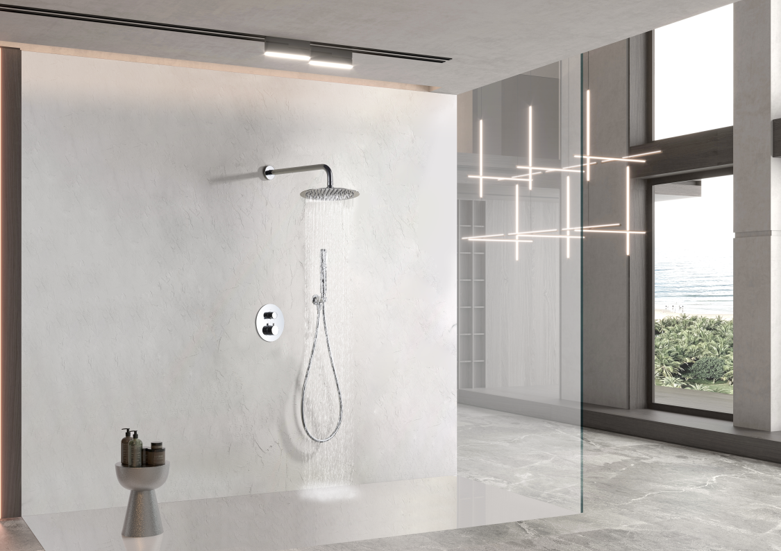 Conjunto de ducha termostático empotrado Nápoles Imex – imagen 11 de 11
