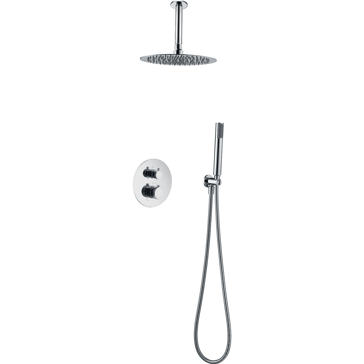 Columna de ducha termostática empotrada Top Imex – Cromo