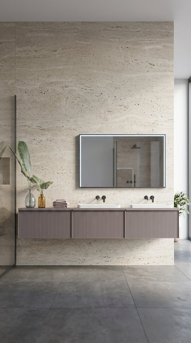 Espejo de baño LED rectangular con marco iluminado Ability – imagen 1