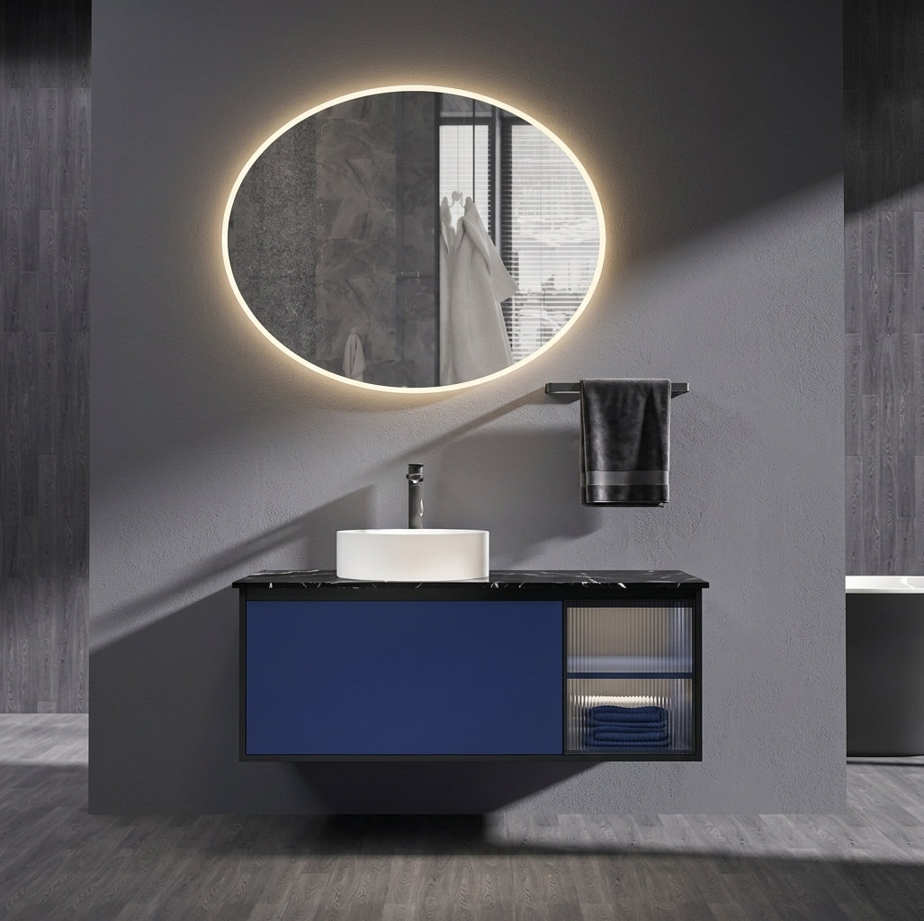 Espejo de baño LED ovalado retroiluminado Oval – imagen 5