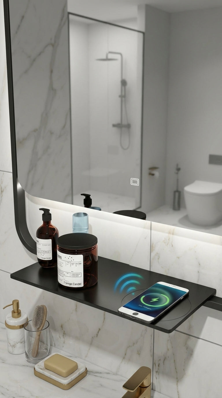 Espejo de baño LED rectangular con luz dual Concept – imagen 5