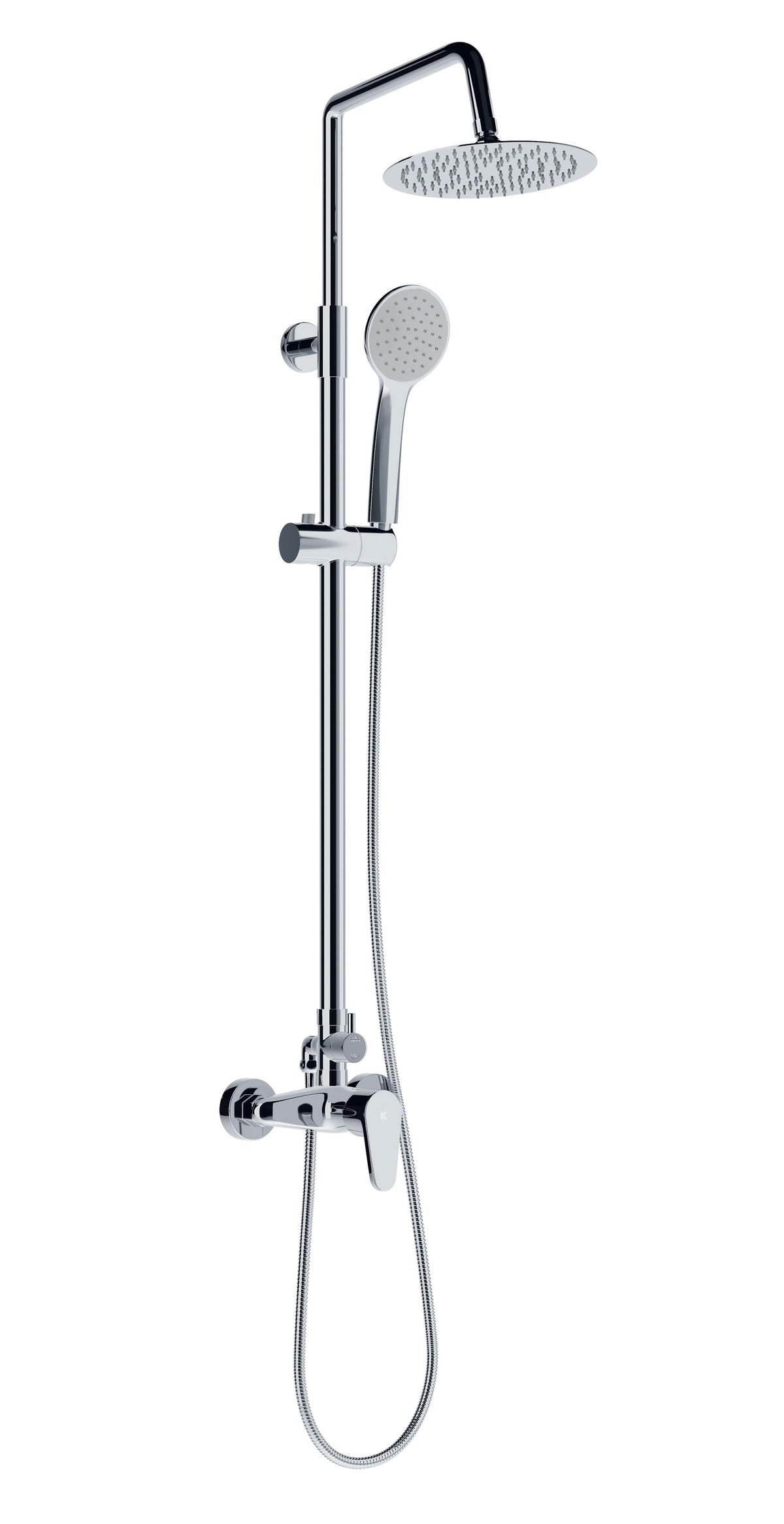 Columna de ducha serie Ergos Balans cromado KÄLLA – 25 cm – imagen 1