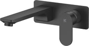 Grifo de lavabo empotrado serie Legend KÄLLA – Negro mate